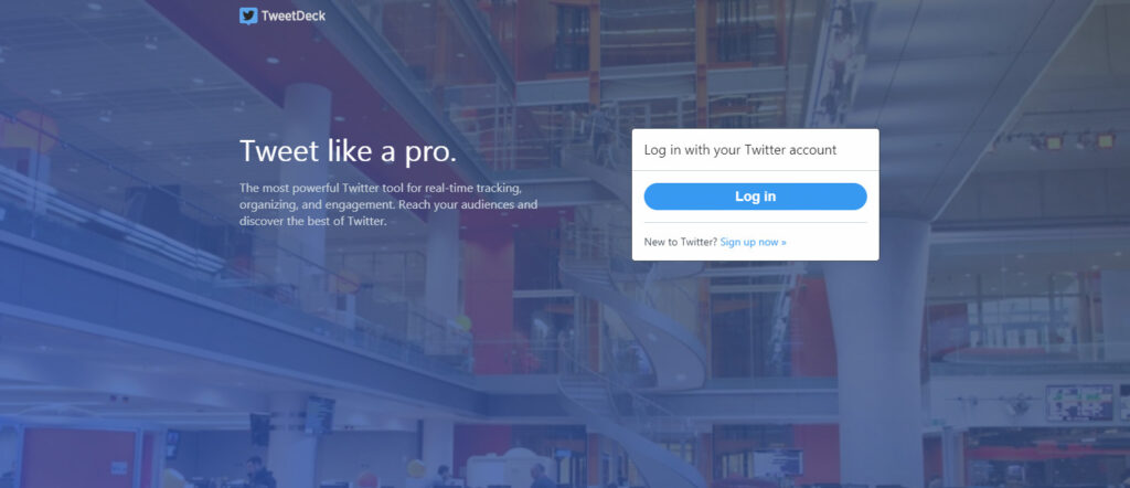TwitterDeck banner