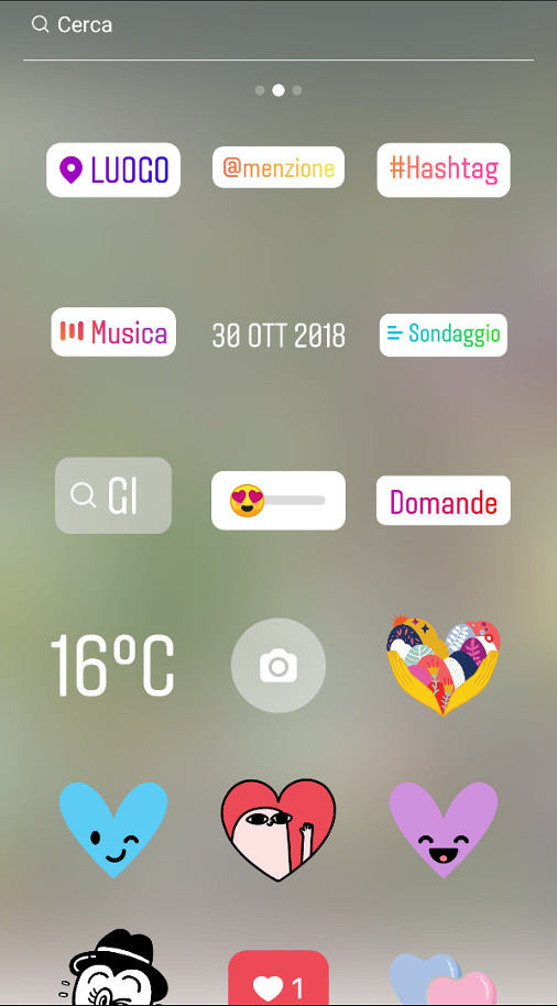 Screenshot instagram stickers