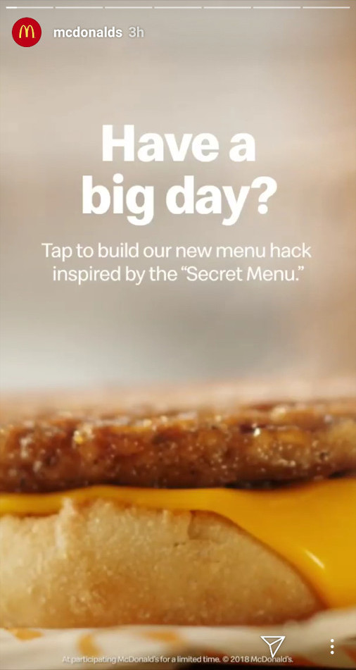 Screenshot storia mcdonalds parte 1